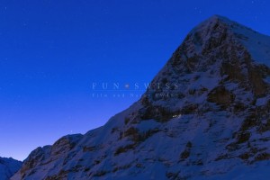 夜明けのアイガー