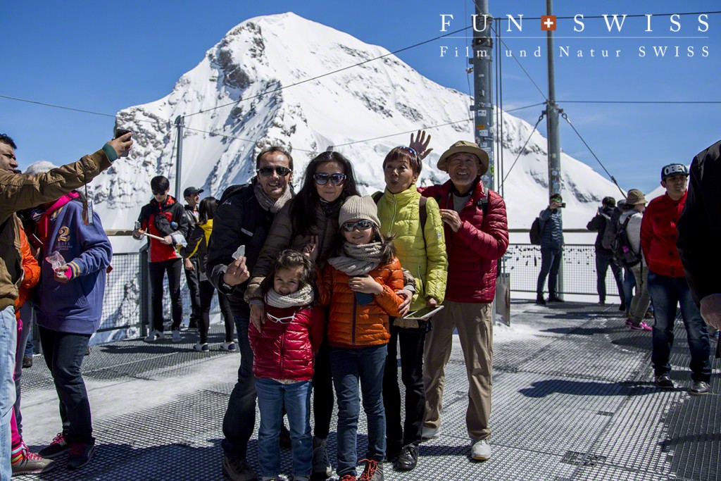 Moench come sfondo al 3,571m Jungfraujoch