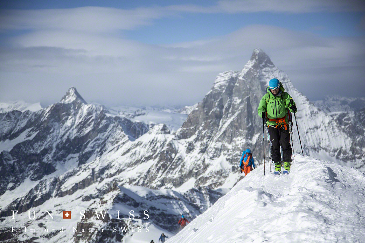 ブライトホルン、スキーで登頂☆ | FUNSWISS