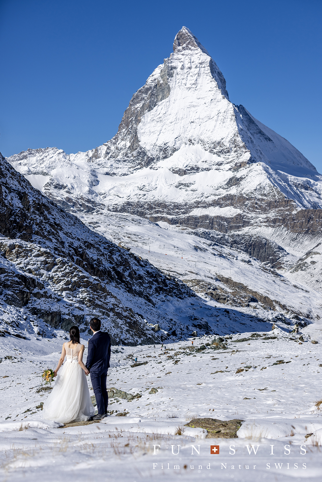 スイス、ウェディングフォト（ツェルマット） | FUNSWISS スイス